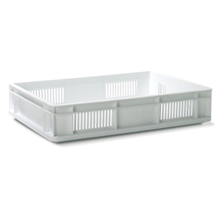Bacs Empilables 60 Litres - Lot De 2, Dimensions 60x40x35 Cm, Gris, Résistants Au Froid Et Chaleur, Lavables